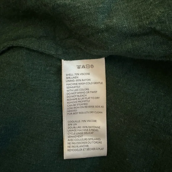 Urban Outfitters | Linen Button Down Drop Waist Midi Dress | Size: S - Picture 8 of 8